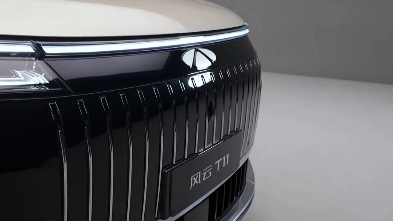 2026 Chery Fulwin T11 EREV Verticale Grille Detail Geïnspireerd door Verboden Stad