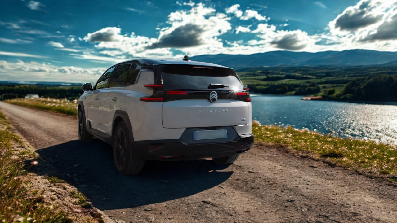 2026 Citroën C5 Aircross Achterontwerp met Kenmerkende Zwevende Vleugel Achterlichten