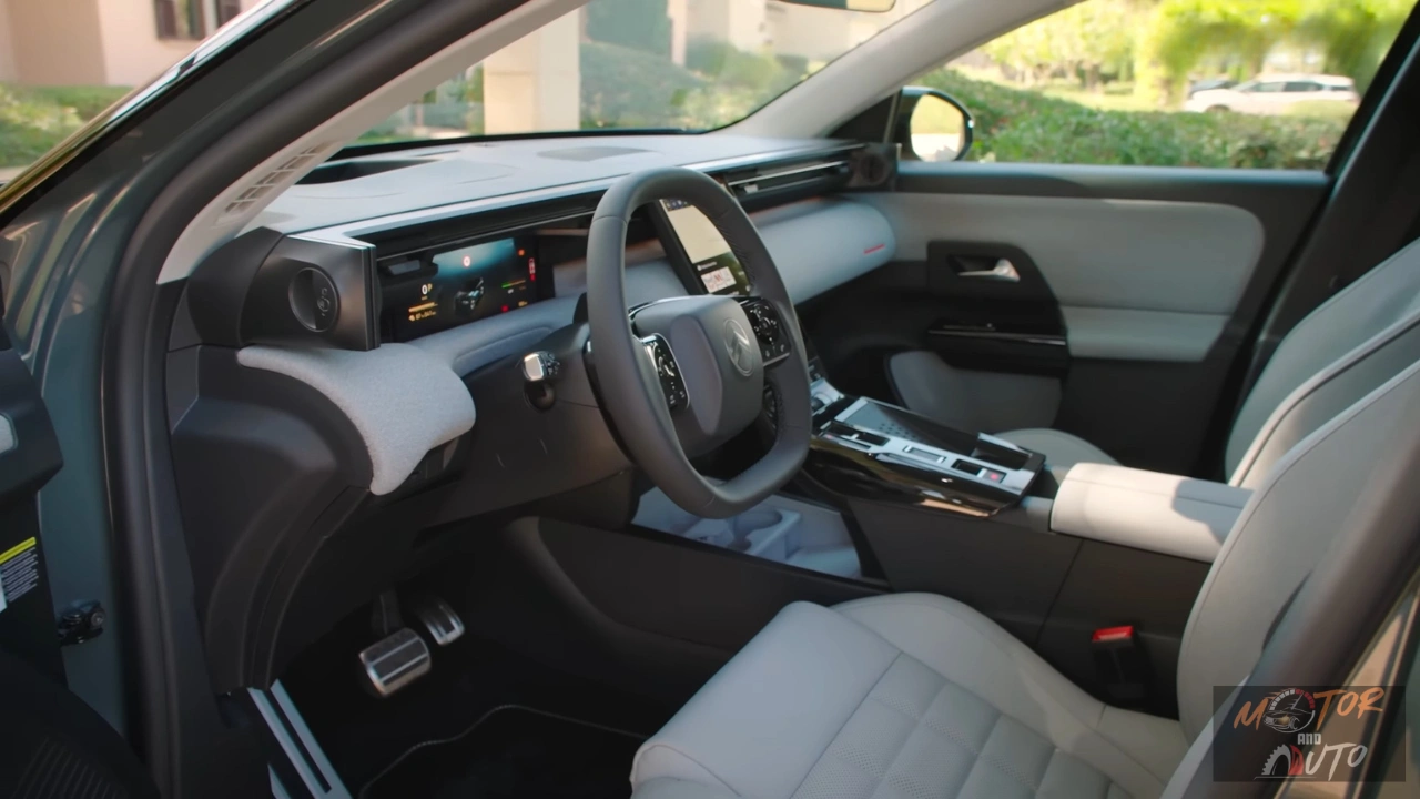 2026 Citroën C5 Aircross Interieur Overzicht vanaf Bestuurderskant met Open Deur