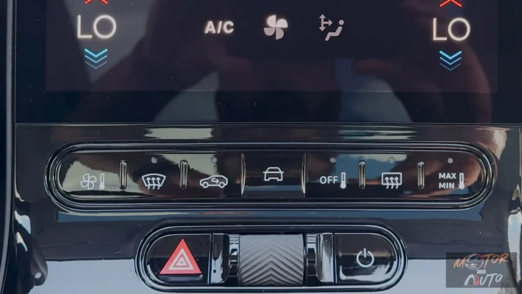 2026 Citroën C5 Aircross Middenconsole Onderste Bedieningspaneel met Fysieke Knoppen
