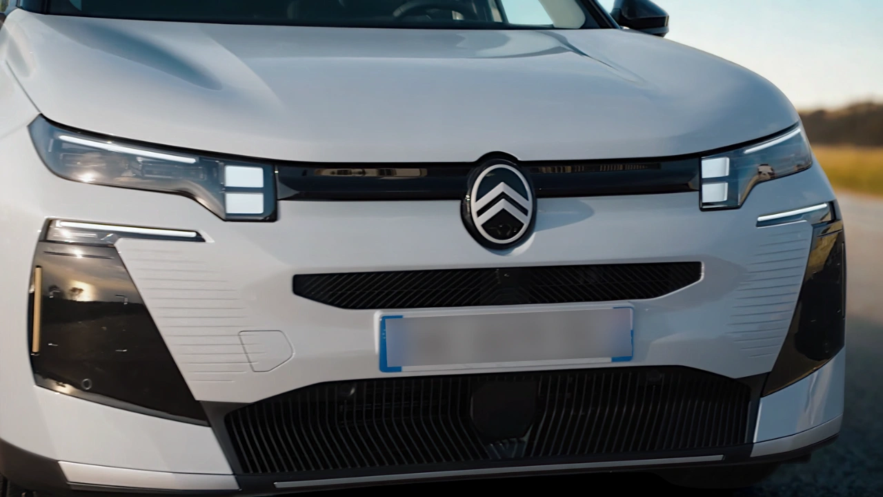 2026 Citroën C5 Aircross Voor Close-Up met LED-Koplamp Technologie en Grille Ontwerp
