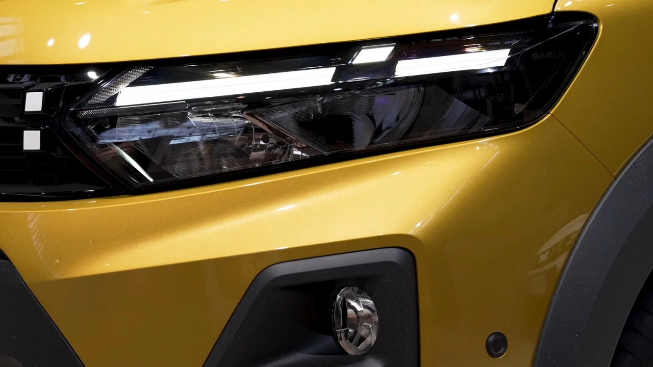 2026 Dacia Sandero Stepway Koplamp Close-Up - T-Vormige LED DRL