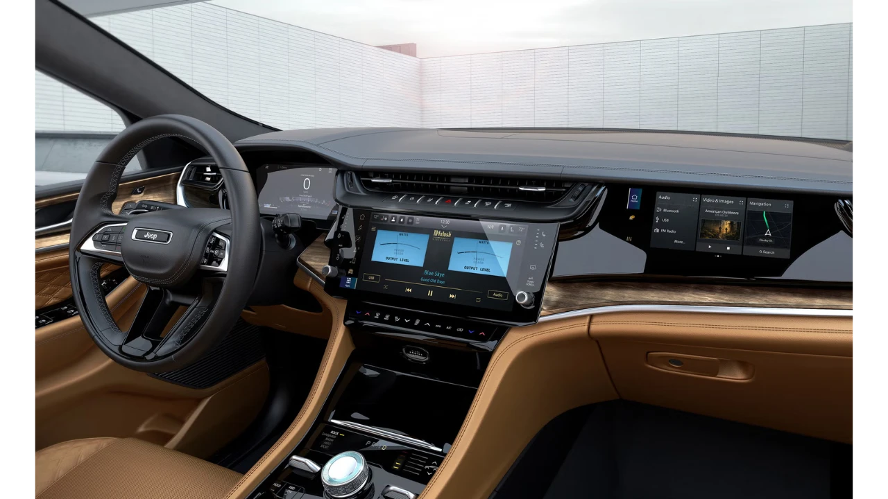 2026 Jeep Grand Cherokee Interieur Groothoek Weergave