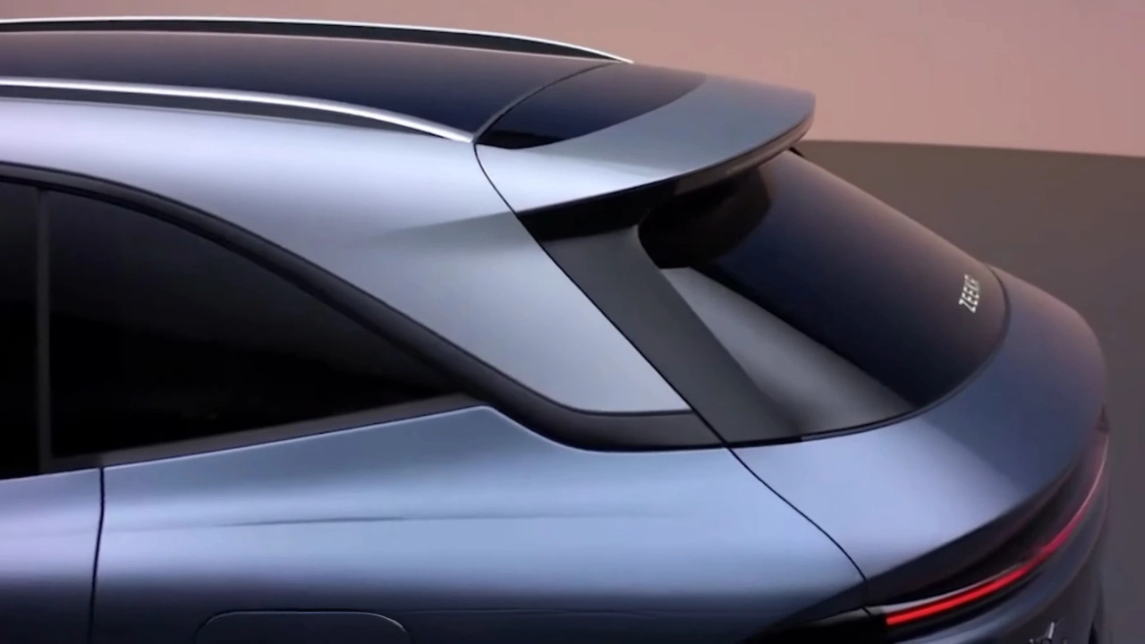 2026 Zeekr 7X Geïntegreerde Achterspoiler en Aerodynamisch Ontwerp