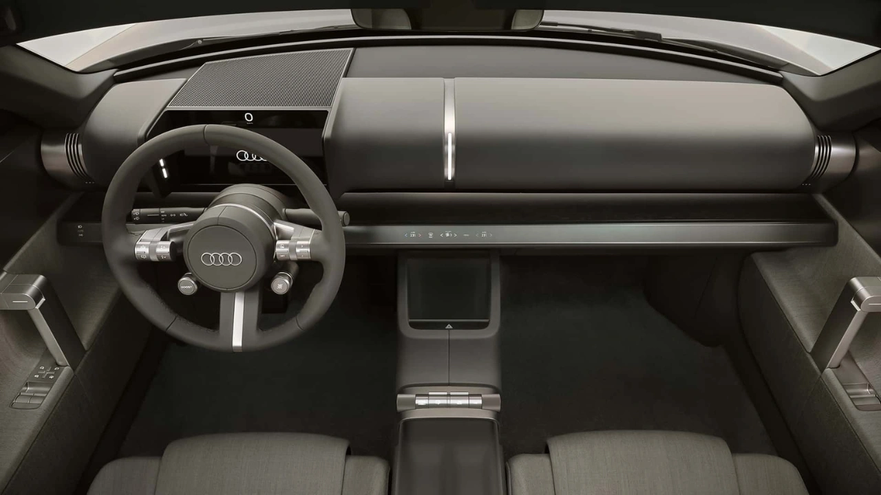 Audi Concept C Bestuurdergericht Interieur met Geanodiseerde Aluminium Bedieningselementen