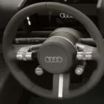 Audi Concept C Stuurwiel met Geanodiseerde Aluminium Bedieningsknoppen