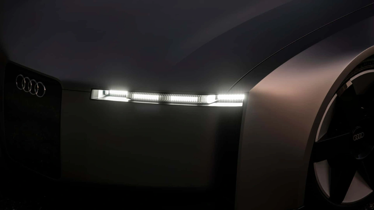 Audi Concept C Vier-Element LED-Koplamp Ontwerpdetail