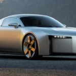 Audi Concept C Vooraanzicht Driekwart met Onderscheidende Tweekleurige 21-Inch Wielen