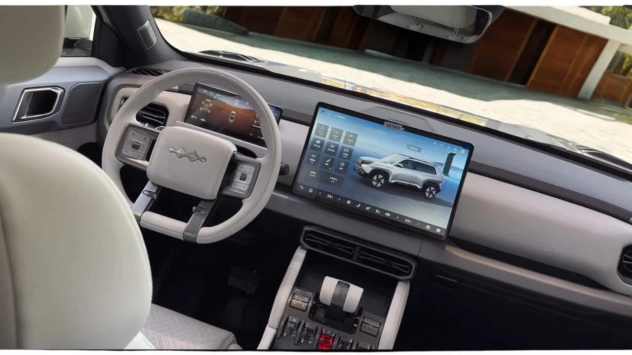 BYD Fang Cheng Bao Tai 3 Compleet Cockpit en Dashboard Layout