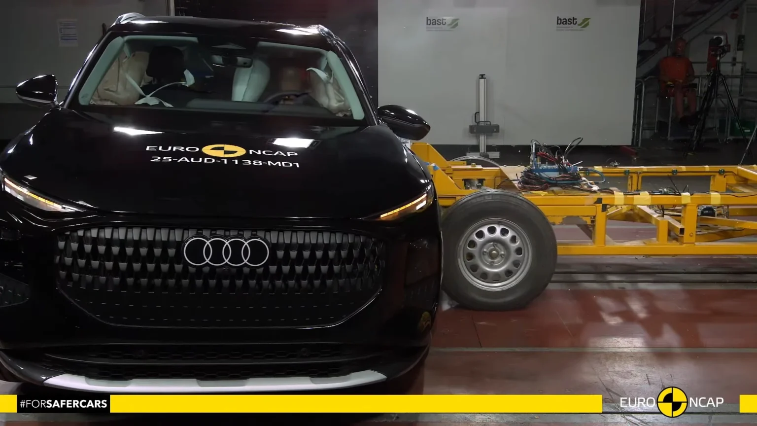 Euro NCAP-crash- en veiligheidstests van de Audi Q3 2025