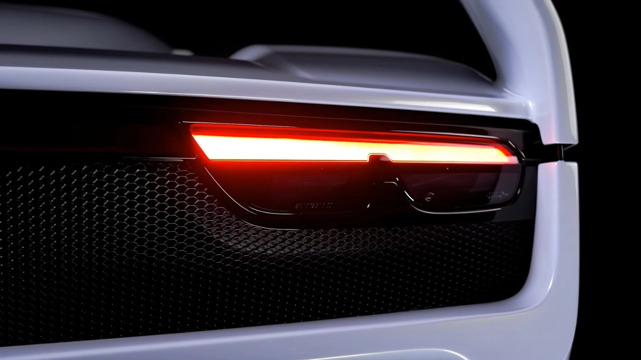 Ferrari SC40 Achterlicht Detail - Horizontaal LED Ontwerp