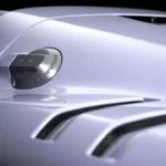 Ferrari SC40 Tankdop - Geborsteld Aluminium met Springend Paard