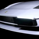 Ferrari SC40 Voor Grille Detail met Springend Paard Badge