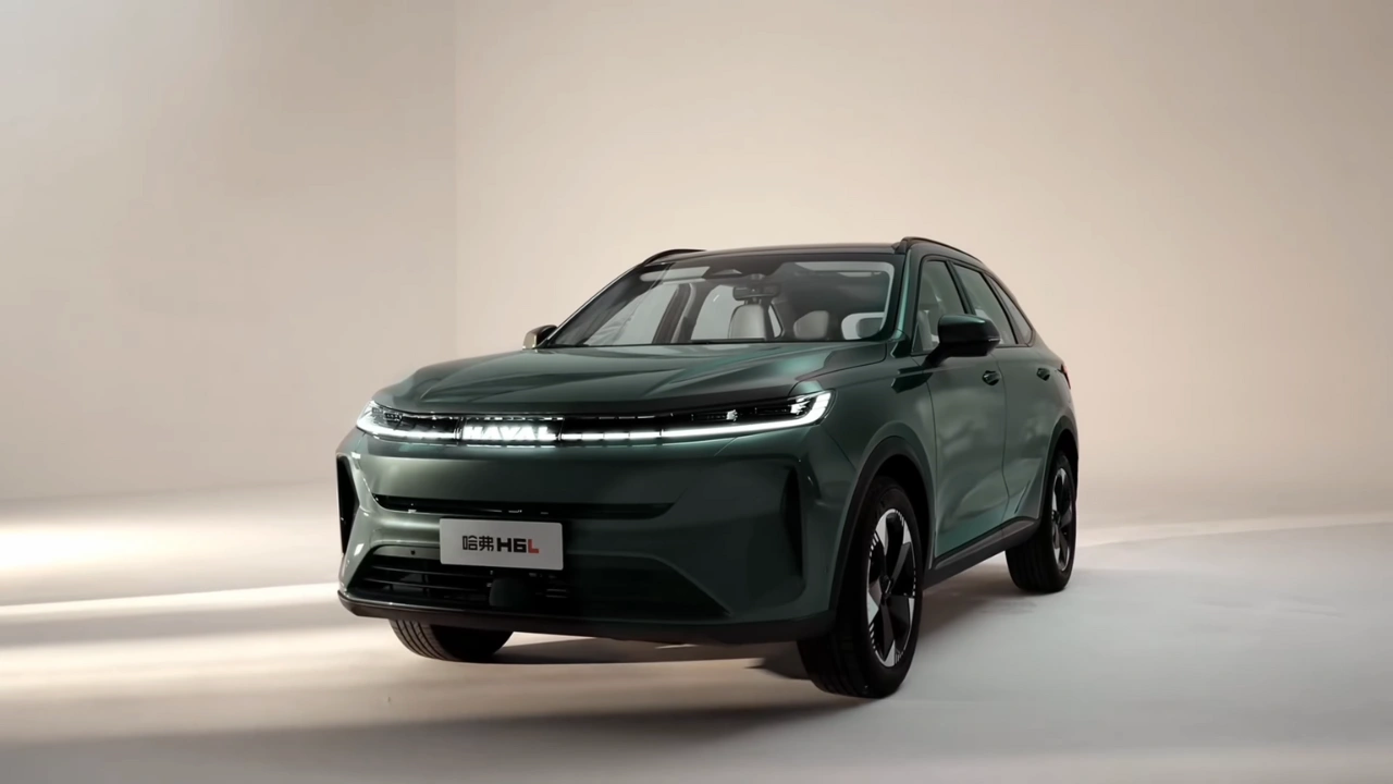 GWM Haval H6L Vooraanzicht Drie-Kwart