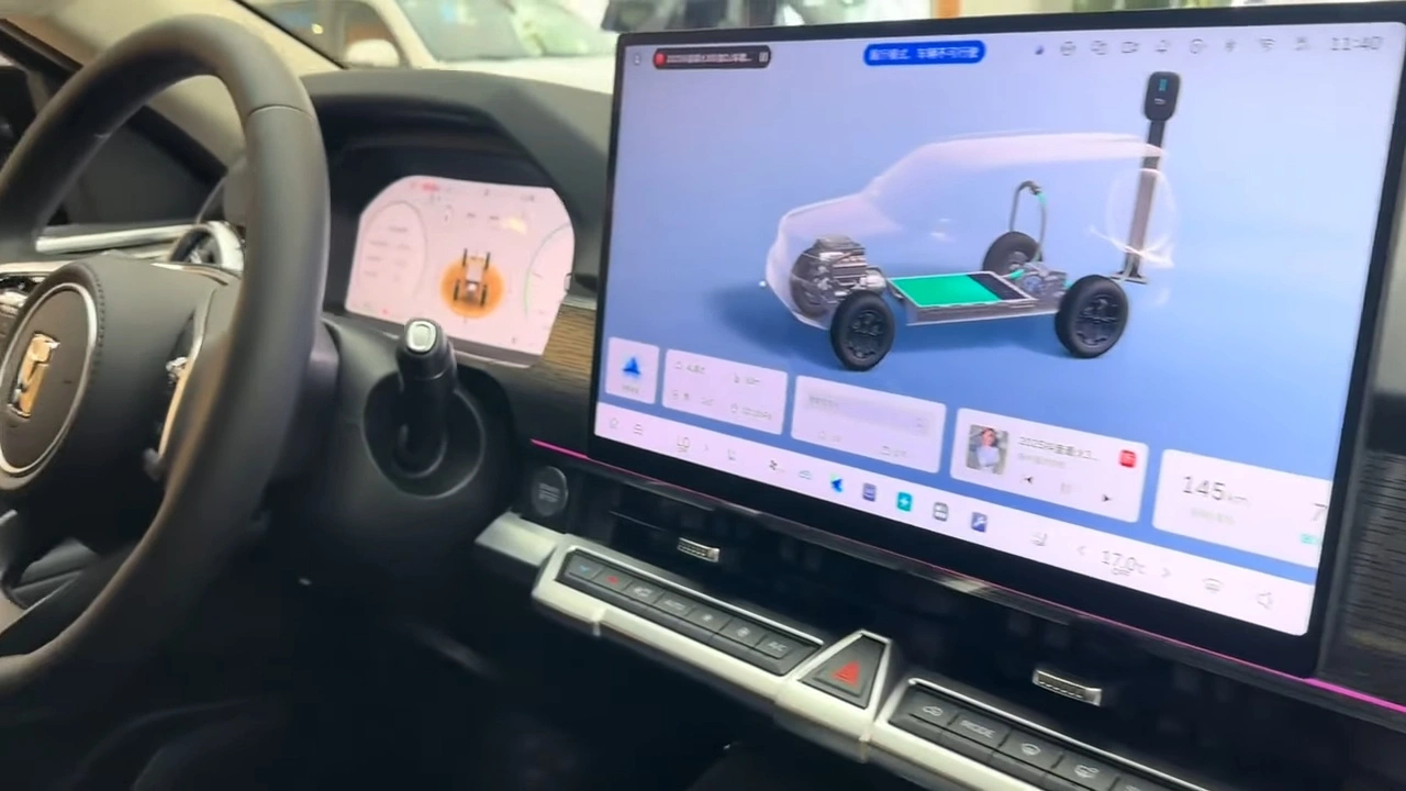 GWM Tank 400 PHEV 2026 15,6-Inch Centraal Touchscreen met Coffee 3 OS