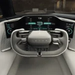 Lexus Sport Concept Interieur Cockpit met Racegespireerd Jukstuurwiel
