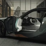 Lexus Sport Concept Interieur Zijtoegang Perspectief in Architectonische Setting