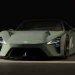 Lexus Sport Concept Vooraanzicht Drie-Kwart Onthult Futuristisch Designtaal