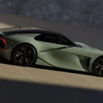 Lexus Sport Concept Zijaanzicht Benadrukt Laagliggende Aerodynamische Proporties