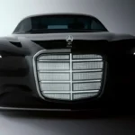 Mercedes-Benz Vision Iconic Voorgrille en Koplamp Ontwerpdetail