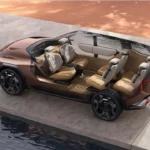 Mitsubishi Elevance Concept Interieur Doorsnede met Zes-Zits Drie-Rijen Indeling