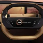 Mitsubishi Elevance Concept Zeshoekig Stuurwiel met Geïntegreerd LCD Display