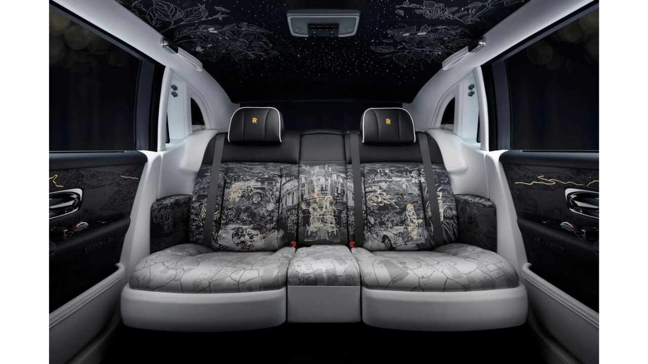 Rolls-Royce Phantom Centenary Achterbanken - 160.000 Steken van Geschiedenis
