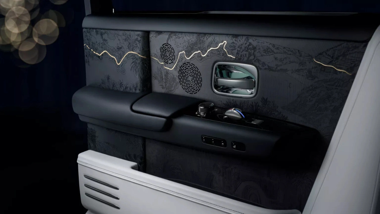 Rolls-Royce Phantom Centenary Deurpaneel - Gouden Weg Reis