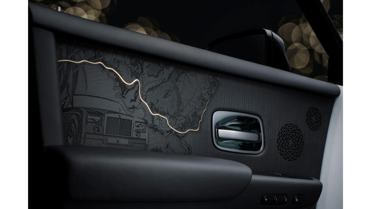 Rolls-Royce Phantom Centenary Ingewikkeld Deurpaneel Houtwerk
