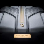 Rolls-Royce Phantom Centenary V12 Motorafdekking - Arctic White met Goud