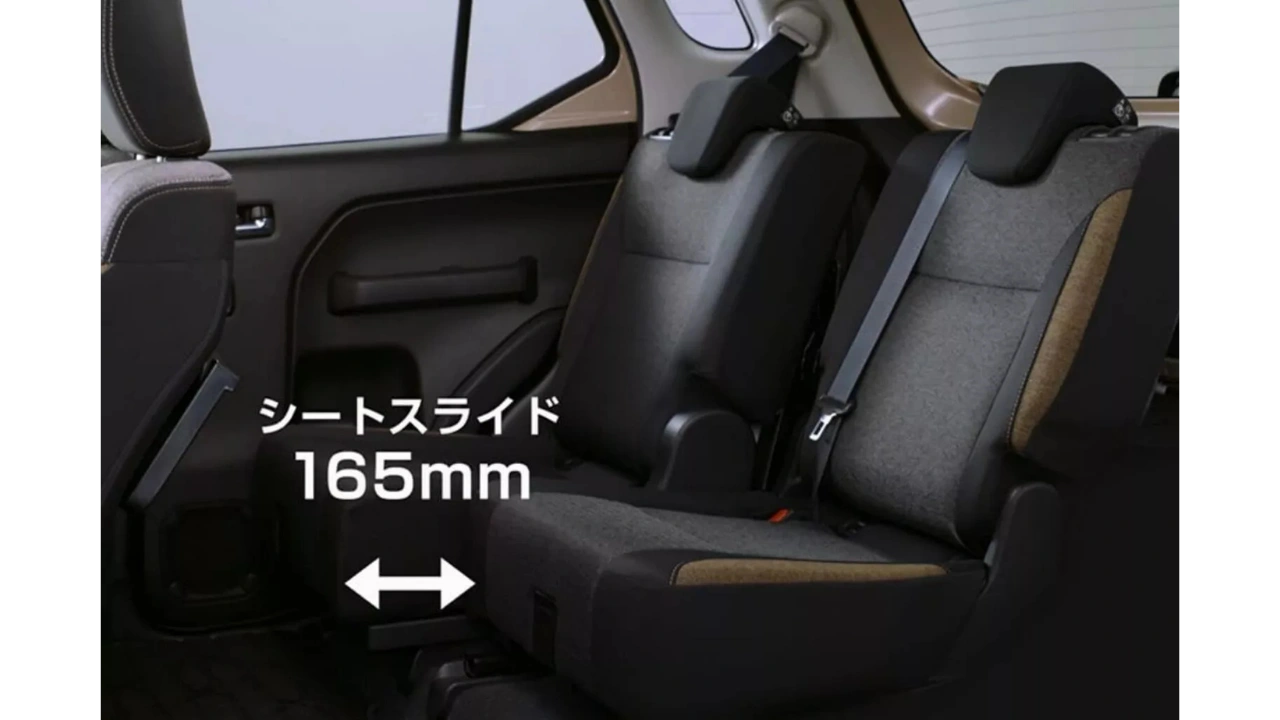 Suzuki Xbee 2025 Achterbank Schuifsysteem - 165mm Bereik