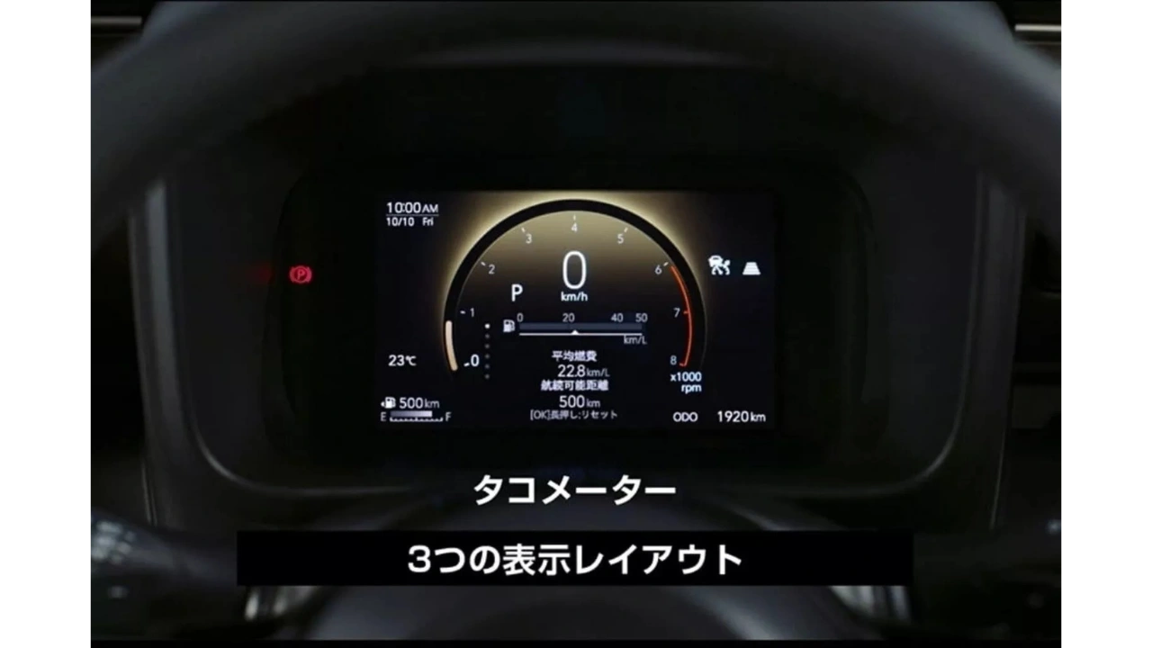 Suzuki Xbee 2025 Digitaal Instrumentenpaneel met Drie Display Layouts