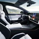 Tesla Model S 2025 Premium Wit Interieurontwerp