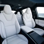 Tesla Model X 2025 Premium Wit Interieur met Verbeterde Schouderruimte
