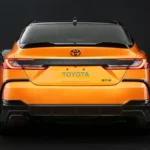 Toyota Camry GT-S Concept Achteraanzicht met GT-S Badge en LED-achterlichten