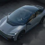 Toyota Corolla Concept 2025 Bovenaanzicht Exterieur met Carbon Fiber Dakpaneel