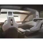Toyota Corolla Concept 2025 Interieur Vooraanzicht Cabine met Zwevende Console
