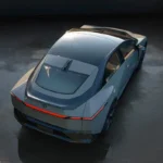 Toyota Corolla Concept 2025 Verhoogd Achter Driekwart Exterieur Ontwerp