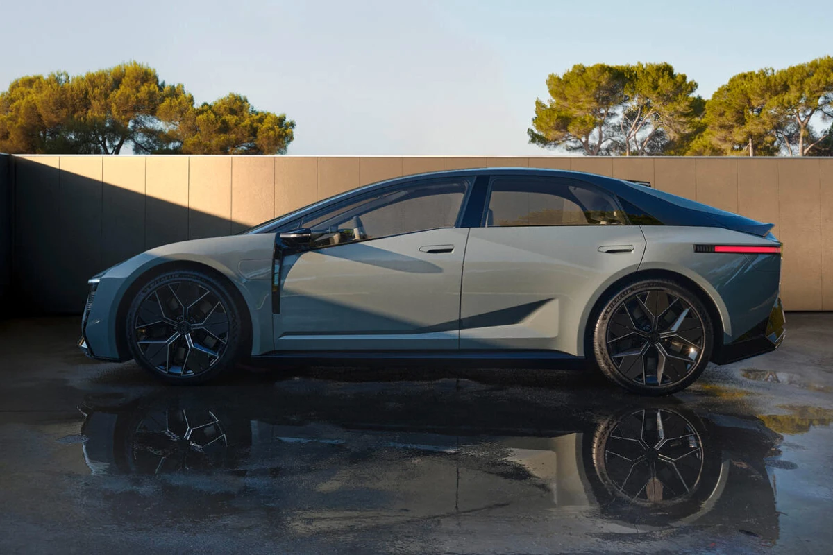 Toyota Corolla Concept 2025 Volledig Zijprofiel Studio Zicht