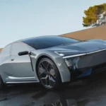 Toyota Corolla Concept 2025 Voor Driekwart Dynamisch Wegzicht