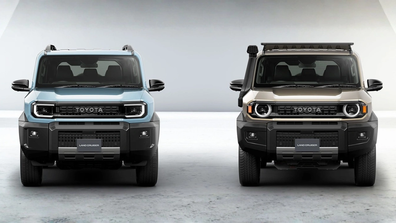 Toyota Land Cruiser FJ 2026 - Vergelijking Twee Voorkant Ontwerpvarianten