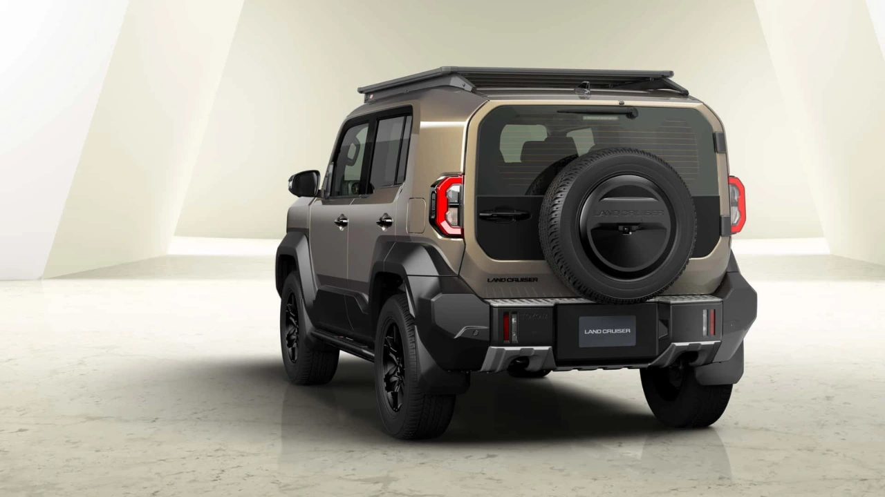 Toyota Land Cruiser FJ Achterkwart - Donker Wielpakket