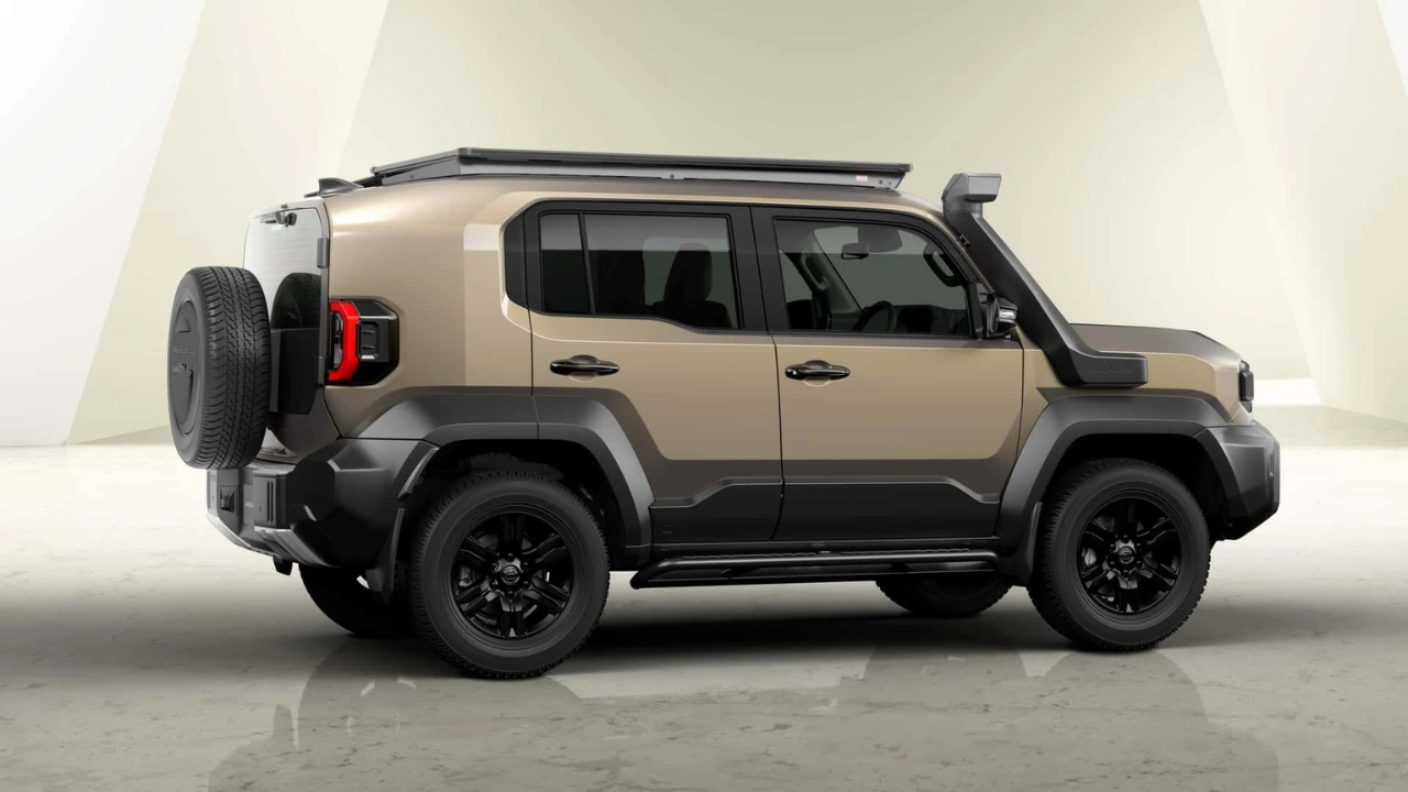 Toyota Land Cruiser FJ Compleet Zijprofiel