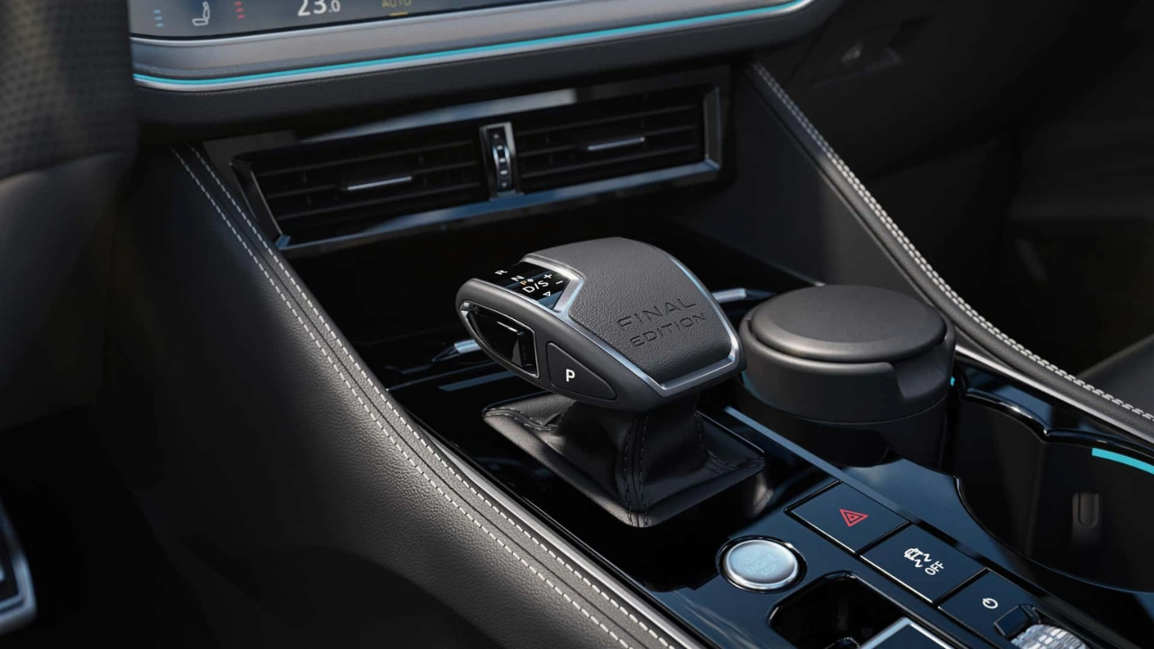 Volkswagen Touareg Final Edition Lederen Versnellingspook met Geborduurd Schrift