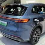 2026 Geely Galaxy Starship 7 EM-i Achteraanzicht met Plug-in Hybride Oplaadpoort