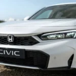 2026 Honda Civic Facelift - Close-Up Voor Driekwart Detail
