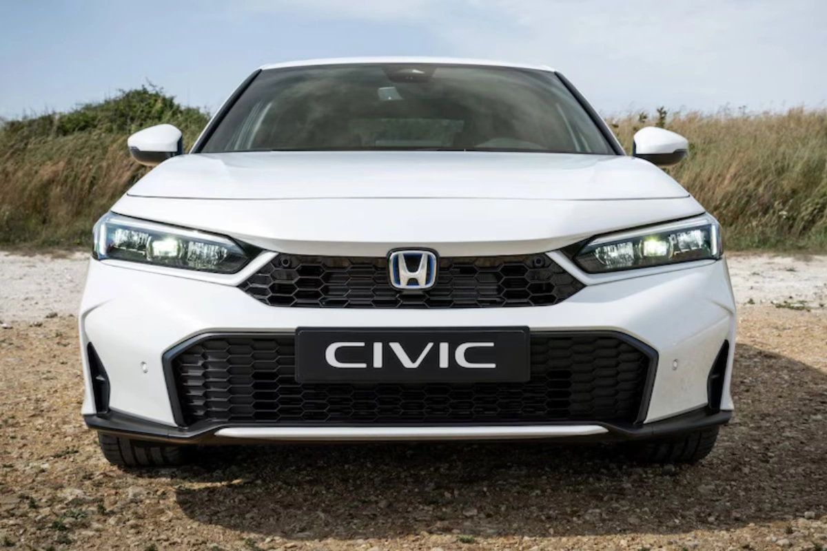 2026 Honda Civic Facelift - Gedetailleerd Voorkant Ontwerp