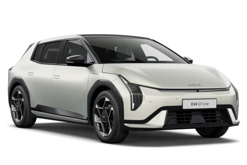 2026 Kia EV4 Ivory Silver Matt kleur