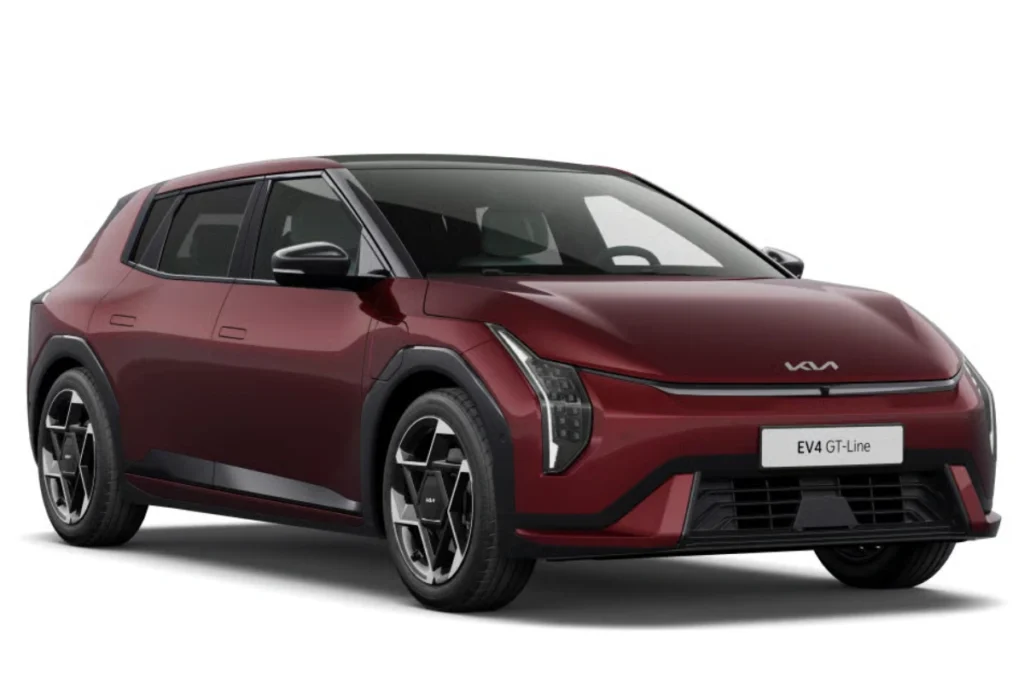 2026 Kia EV4 Magma Red kleur