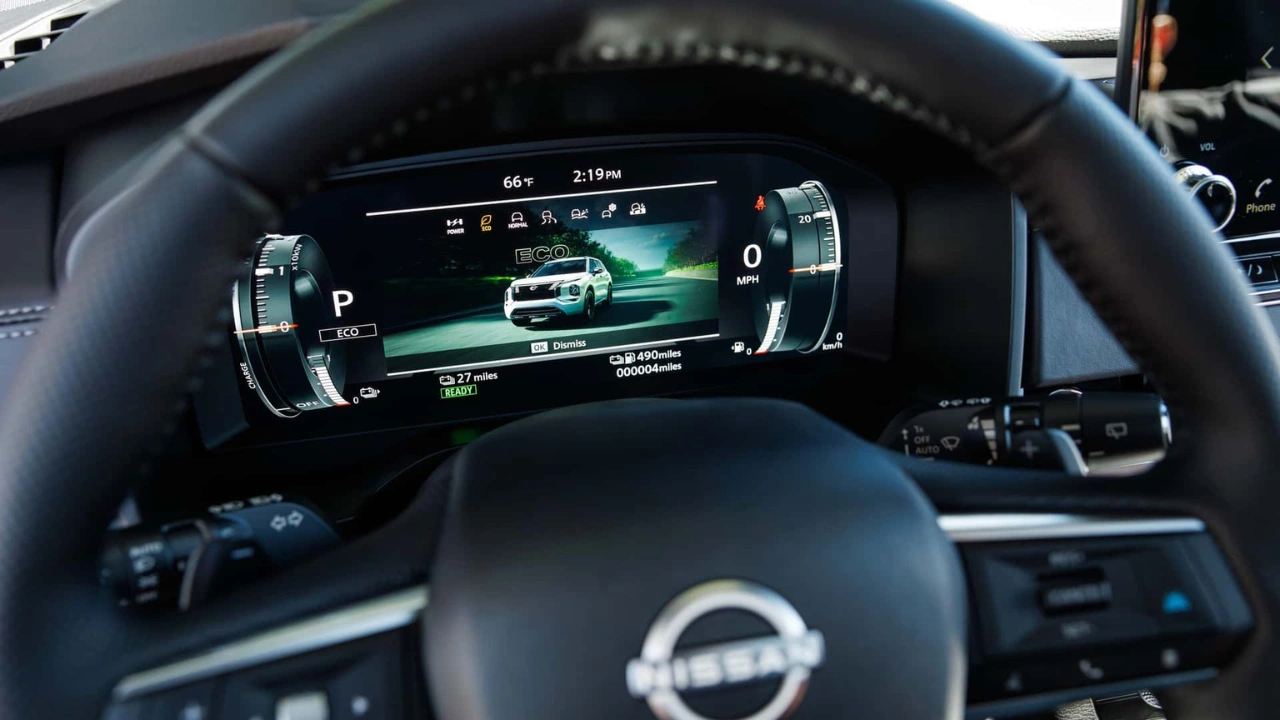 2026 Nissan Rogue PHEV 12,3-Inch Digitaal Instrumentenpaneel